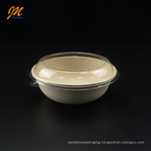 Takeaway Disposable Biodegradable Round Wheat Straw Food Container